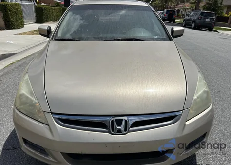 2007 Honda Accord 2.4 Ex из США, поврежденный, VIN 1HGCM56847A083255